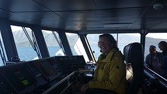 Marieke aan het roer