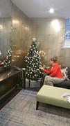 Kerstmis is hier al overal.