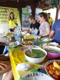 Zalige Thaise lunch gegeten