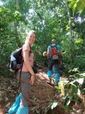 Hiking in the jungle