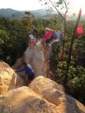 Klauteren bij Pai canyon