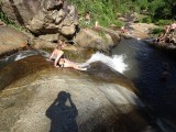 Natuurlijke glijbaan in Pai