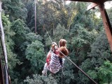 Max en ik vanaf de tree house
