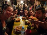 Enjoying dinner @ nightmarket