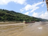 Slowboat at mekong river