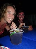 Me en my bucket! Amper wat gedronken ervan, zo sterk!