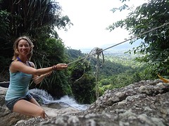 Me on top of the waterfall