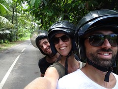 my first scooter trio with Rafa and Pol