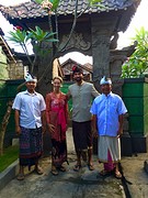 Together with Wayan and his son Eddy