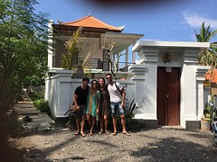 Found Villa Shanti and the lovely couple Pol and Nina