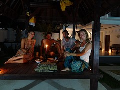 Dinner @ villa Shanti