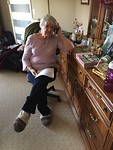 making phone calls, trying to speak a doctor