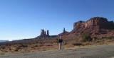 Elly in Monument valley