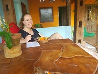 Ontbijtje bij de homestay