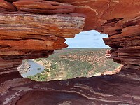 Natural window in Kalbarri np