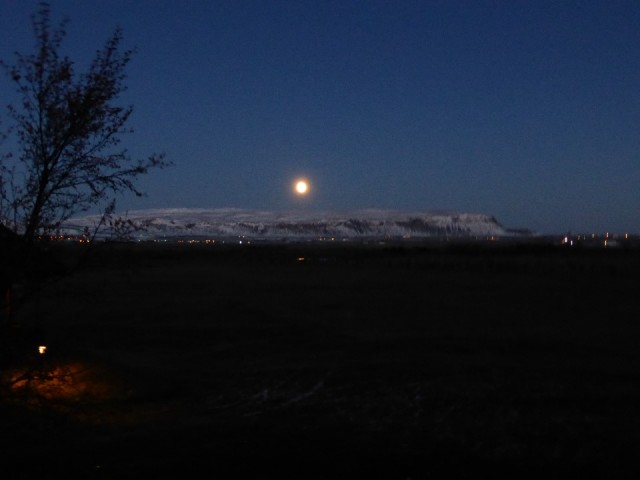Volle maan, Hveragerdi