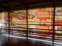 Het uitzicht vanaf mijn hangmat. Mooie kleuren wel he