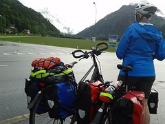 De splitsing naar het Klostertal, met aan het eind de Arlberg...