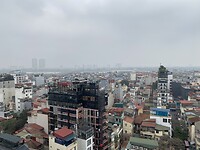 Hanoi vanaf het dakterras
