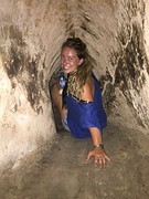 tunnels. 150 m gekropen!