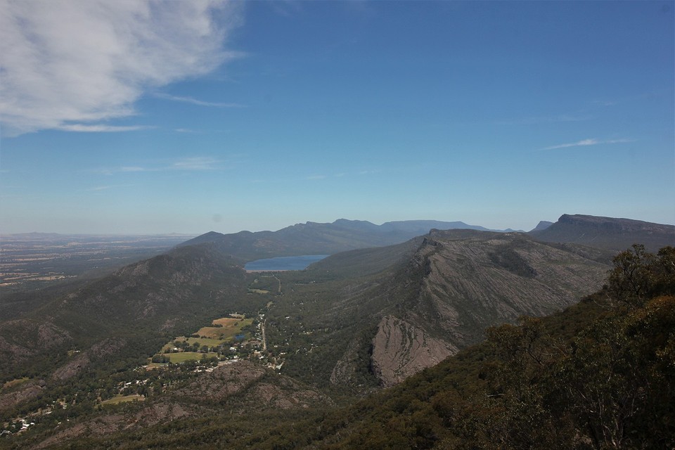Uitzicht over Halls Gap