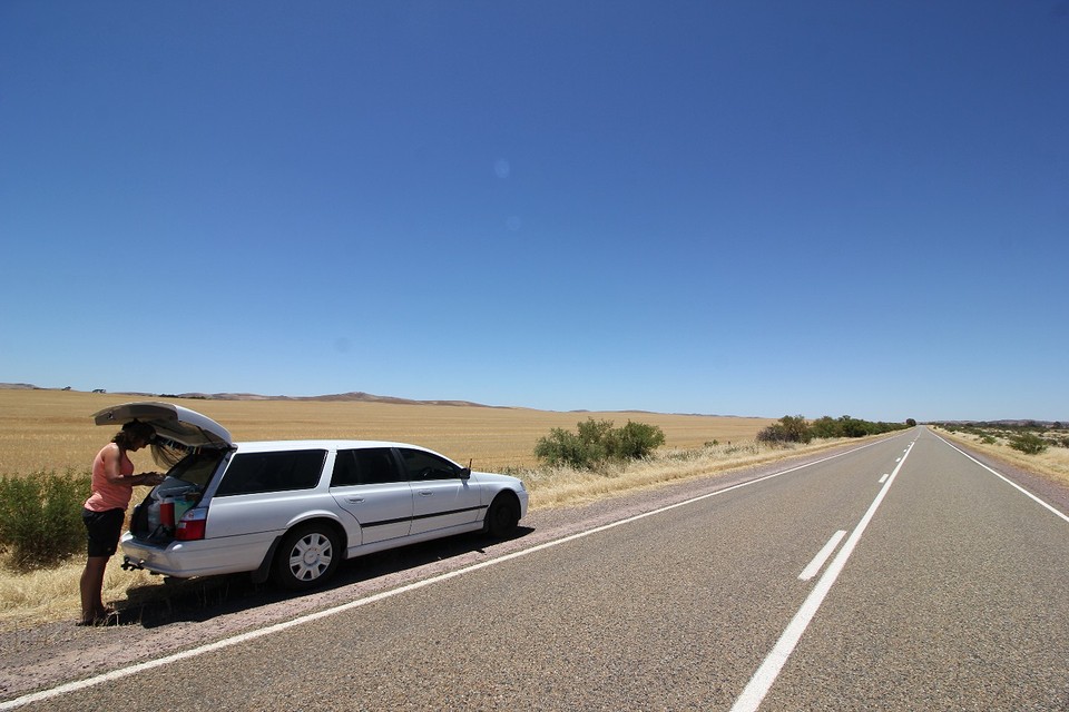 Lunch in de outback