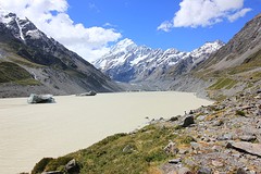 Gletsjer bij Mt Cook