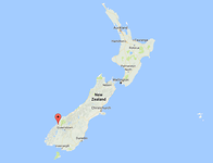 De locatie van Milford Track
