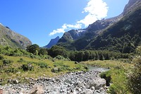 De gletsjer valleien