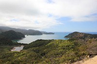 Uitzicht in Abel Tasman
