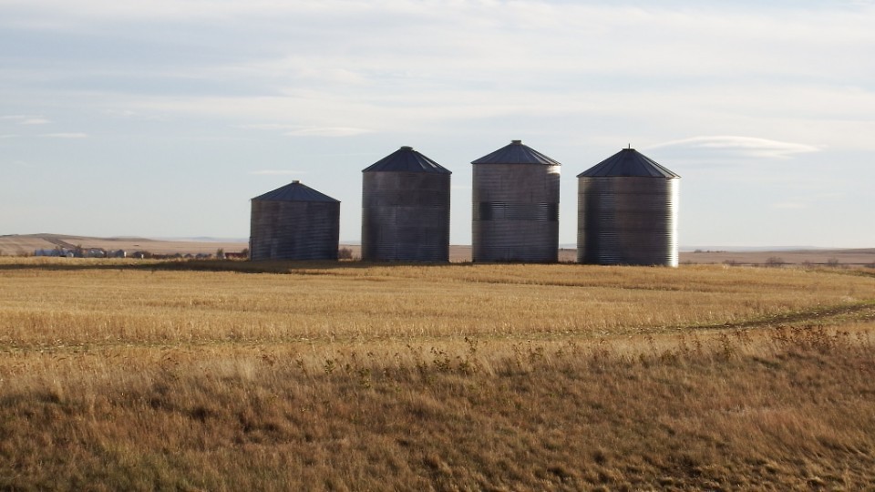 Onderweg naar Drumheller