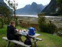 Lunchen tussen de fjorden