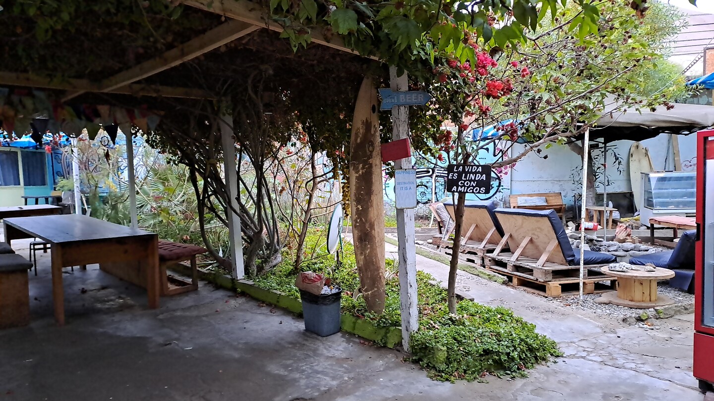 Arica: Tuin vh hostal