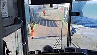 Met de bus op de ferry