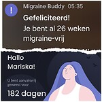 6 maanden geen migraine