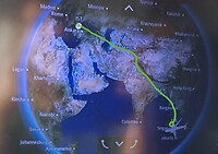 Route Istanbul -> Kuala Lumpur
