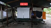 Mijn tent voor 6 weken