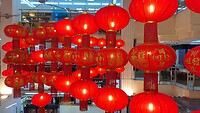 Kota Kinabalu - Versiering Chinees Nieuwjaar