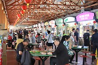 Hawkers markt (markt met eettentjes)
