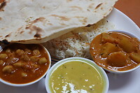 Indiaase naan met dip