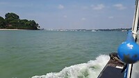 Onderweg naar Pulau (eiland) Udin