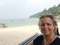 Coral beach and me