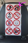No kissing in the taxi