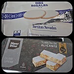 Boven: Tortitas Nevadas - Onder: Turrron (nougat)