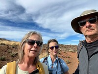 Wandelen rondom El Teide: Joke, ik en Coen