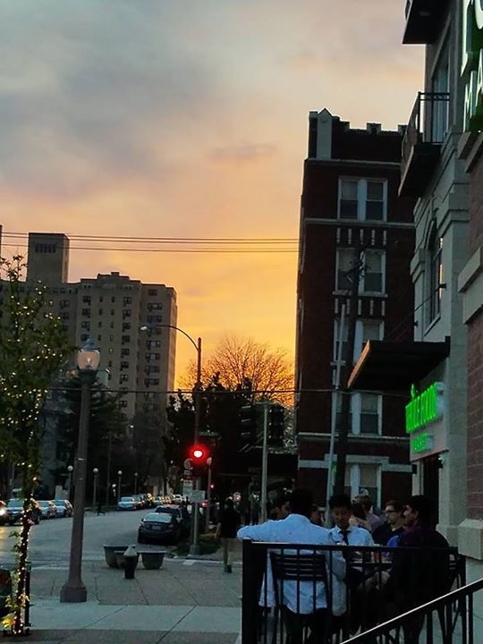 Sunset in Central West End