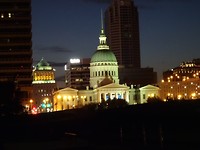 Court house by night