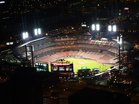 Stadium by night