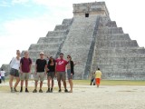Groepsfoto bij Chichen Itza