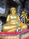 Sommige Buddha's zijn wat moeilijk serieus te nemen...